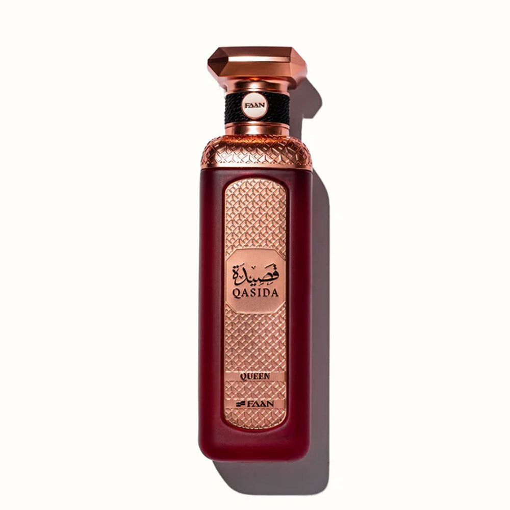 Qasida Queen Faan Eau de Parfum 200ml, luxurious fragrance bottle. Image 1 of 2.