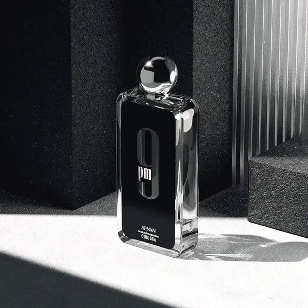 Afnan 9pm Eau de Parfum 100ml for men, elegant fragrance bottle, position 3.