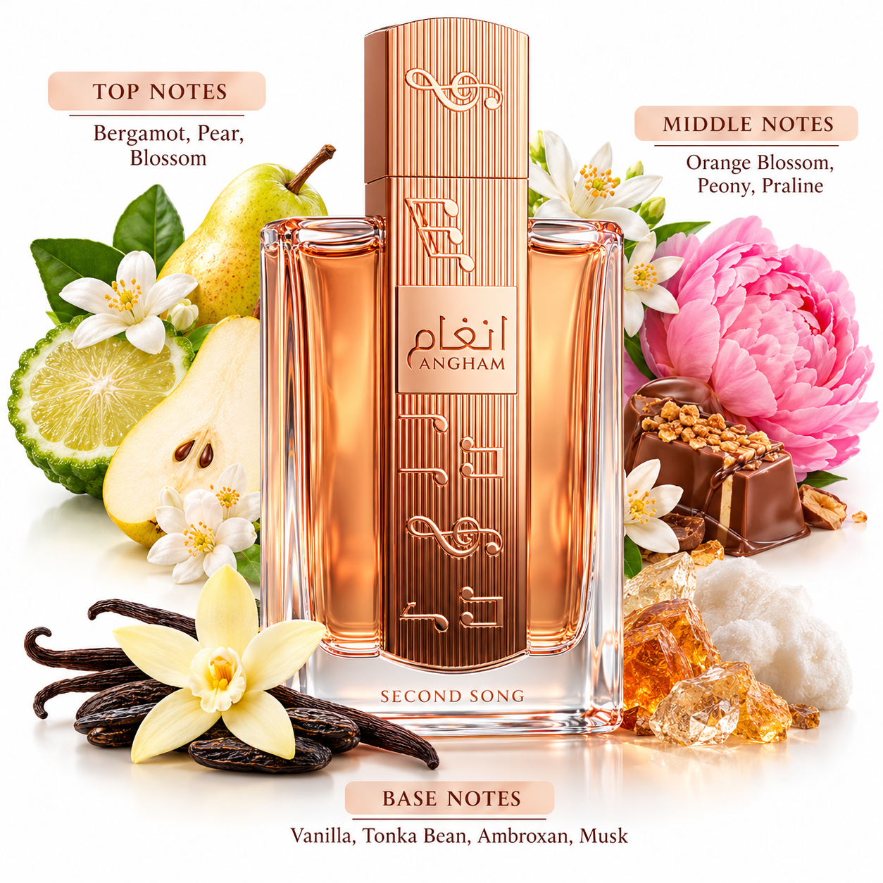 Angham Second Song Eau De Parfum 100ml By Lattafa
