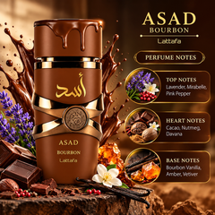 Asad Bourbon Eau De Parfum 100ml By Lattafa