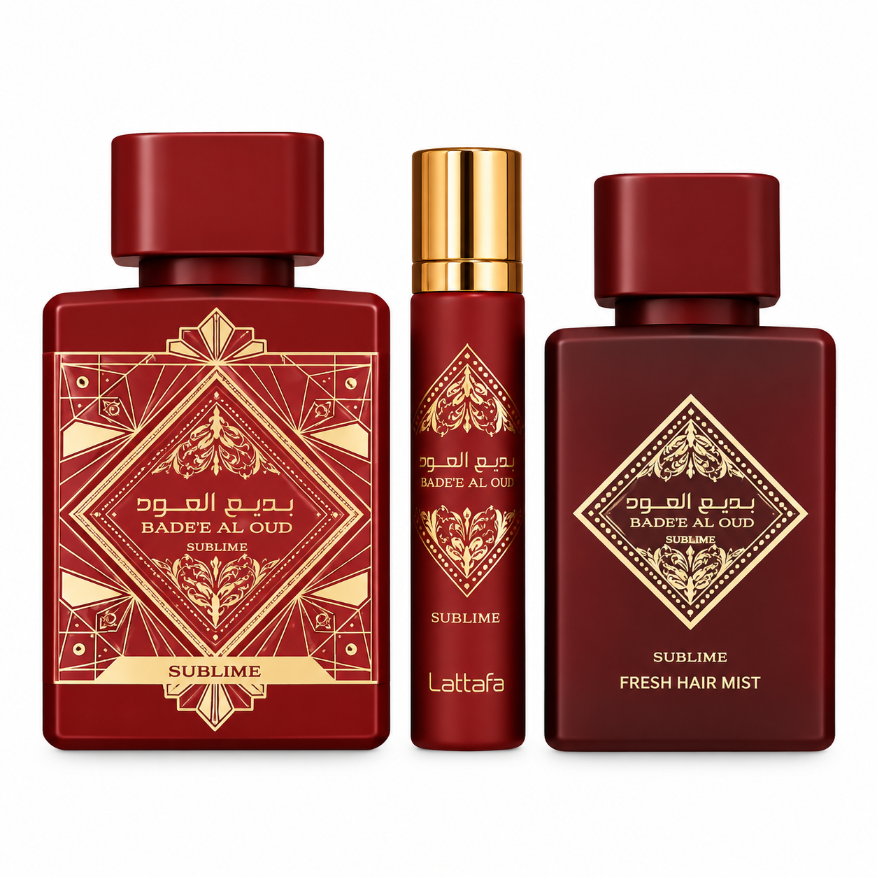 Badee Al Oud Sublime 3Pcs Gift Set By Lattafa