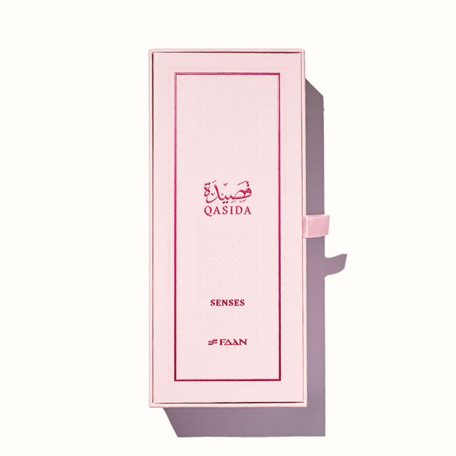 Qasida Senses EDP 200ml by Faan - luxury perfume bottle and packaging, product shot 2 of 2.
