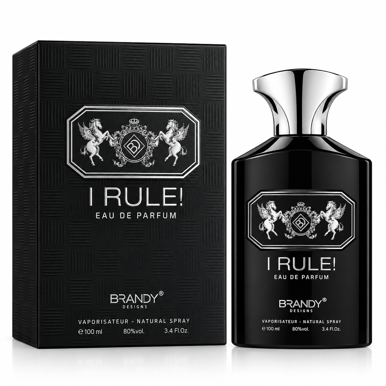 I Rule Black Eau de Parfum 100ml Long Lasting By Brandy Design