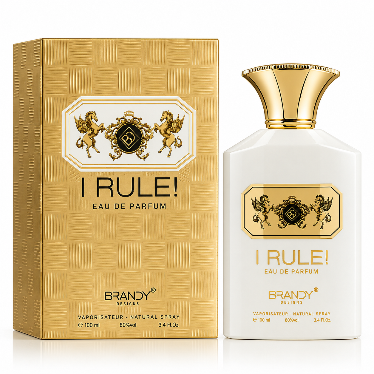 I RULE White Eau de Parfum 100ml By Brandy Design