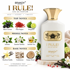 I RULE White Eau de Parfum 100ml By Brandy Design