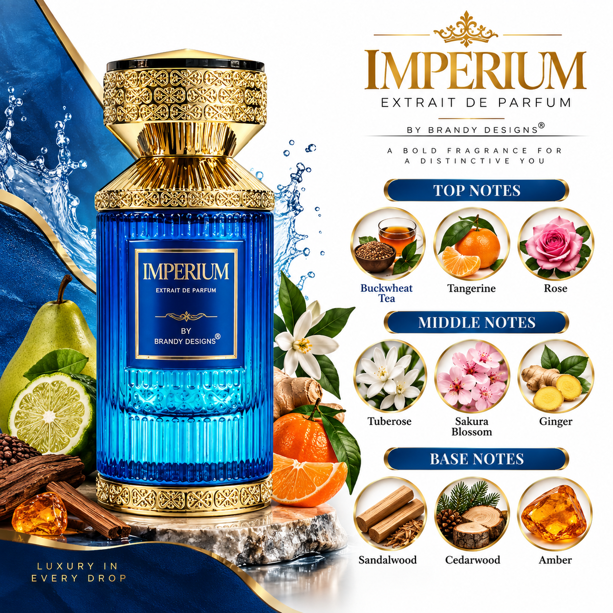 Imperium Extrait de Parfum 100ml By Brandy Design