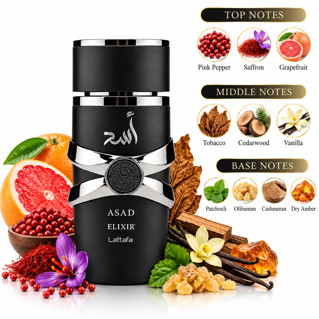 Asad Elixir Eau de Parfum 100ml By Lattafa