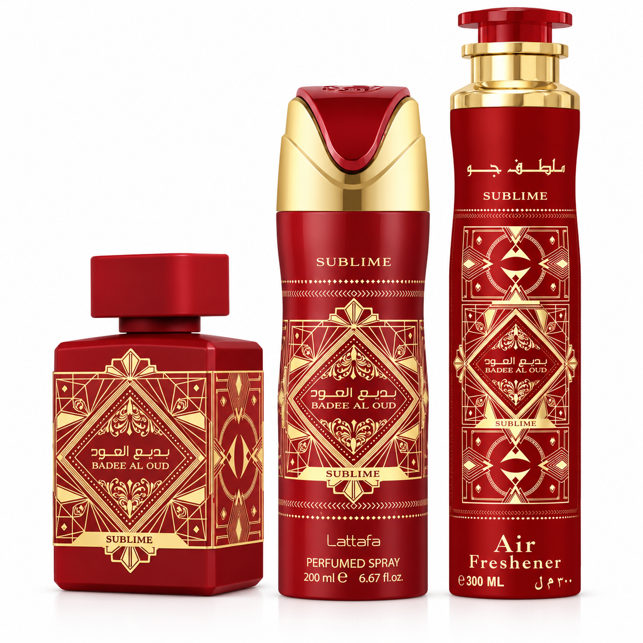 Badee al Oud Sublime 3Pcs Gift Set By Lattafa