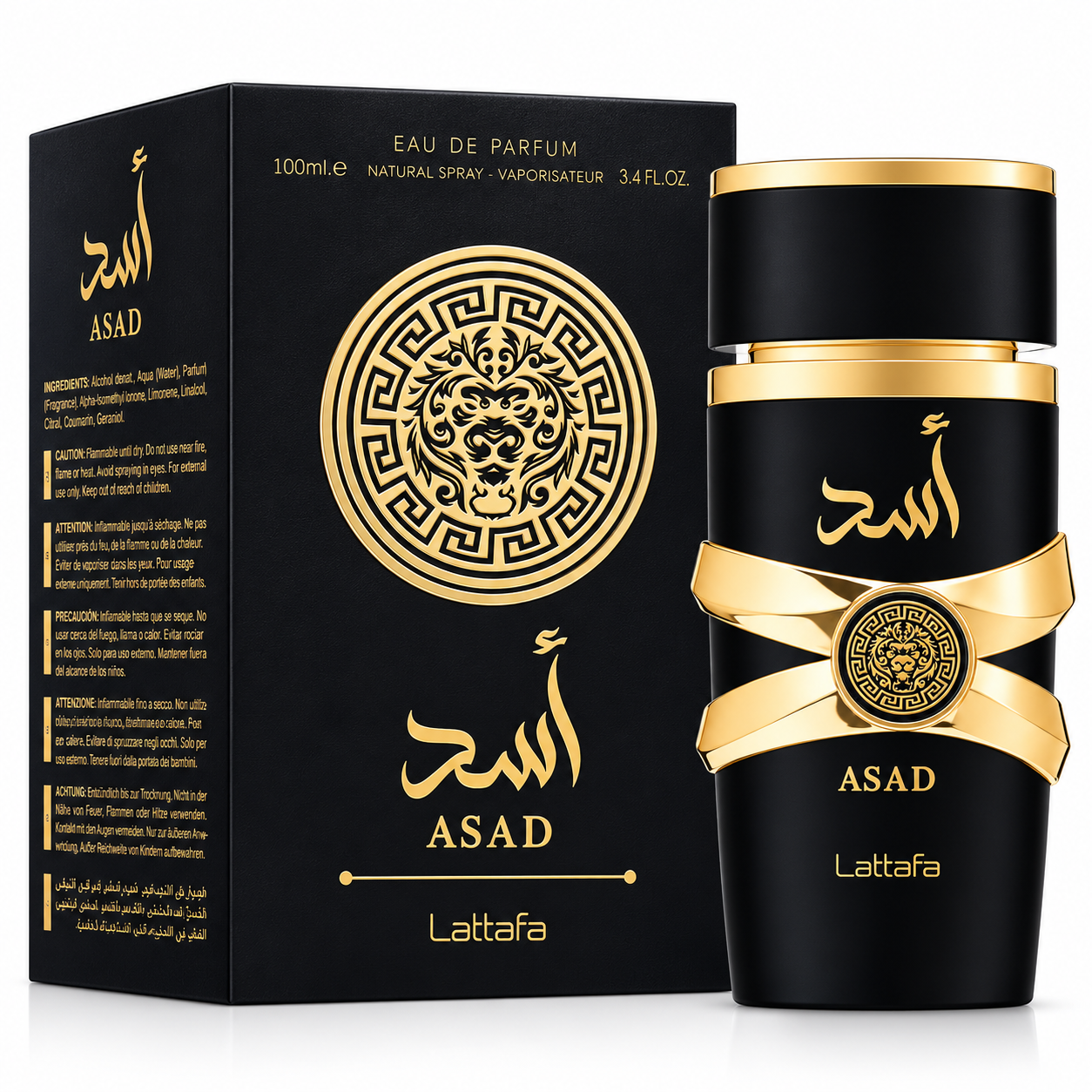 Asad Eau De Parfum 100ml By Lattafa
