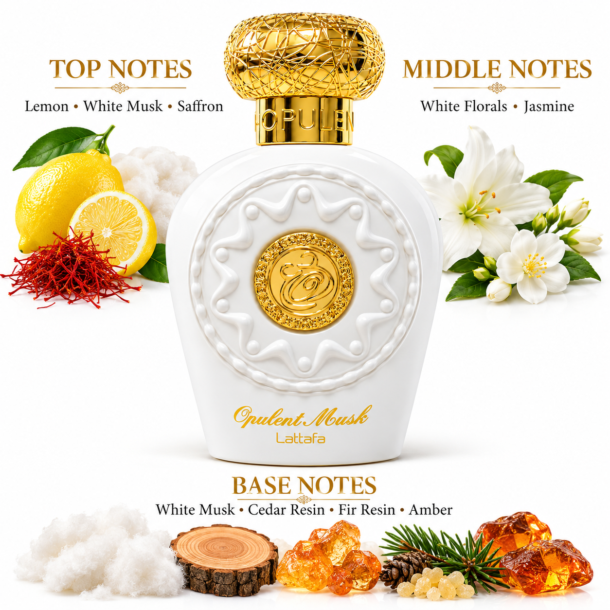 Opulent Musk Eau De Parfum 100ml By Lattafa