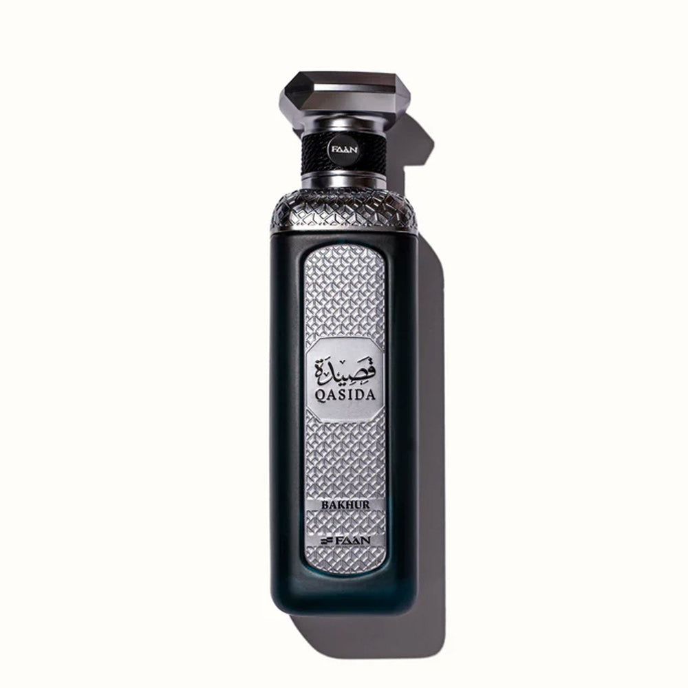 Qasida Bakhour EDP 200ml luxurious perfume, elegant bottle, front view.