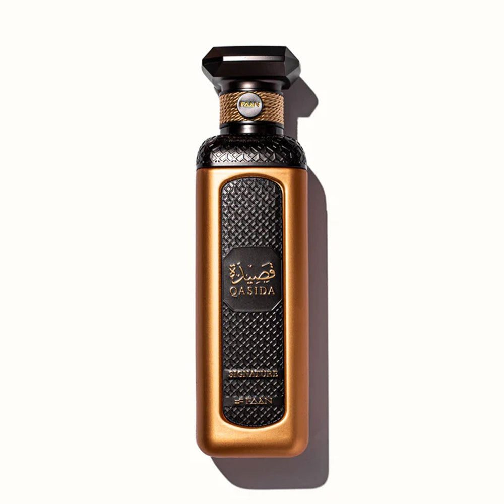 Luxurious Qasida Signature Perfume 200ml EDP bottle, elegant fragrance.