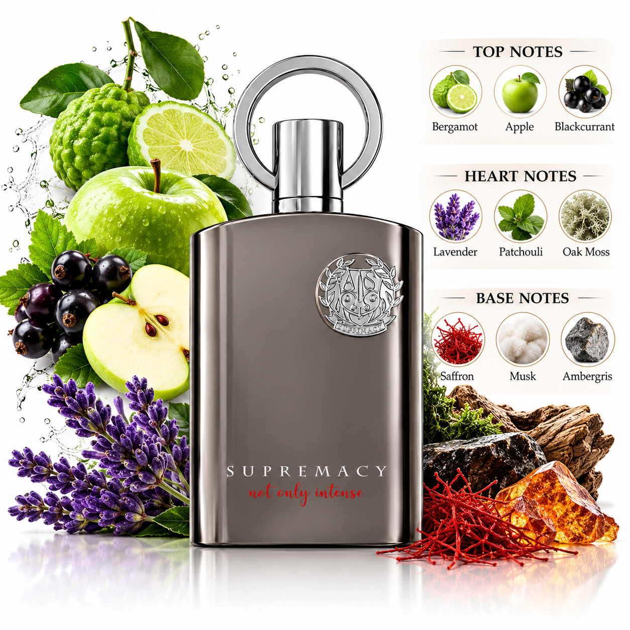 Supremacy Not Only Intense Extrait de Parfum Spray 150ml By Afnan